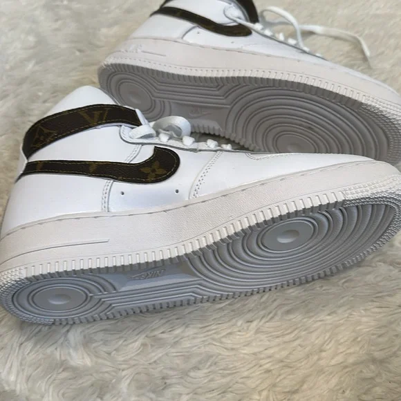 NEW never worn, custom air force ones display picture 3